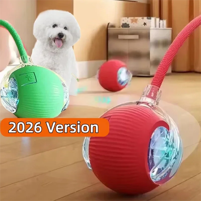 Interaktivní míček s peříčkem – Hračka pro kočky a psy 🐾
