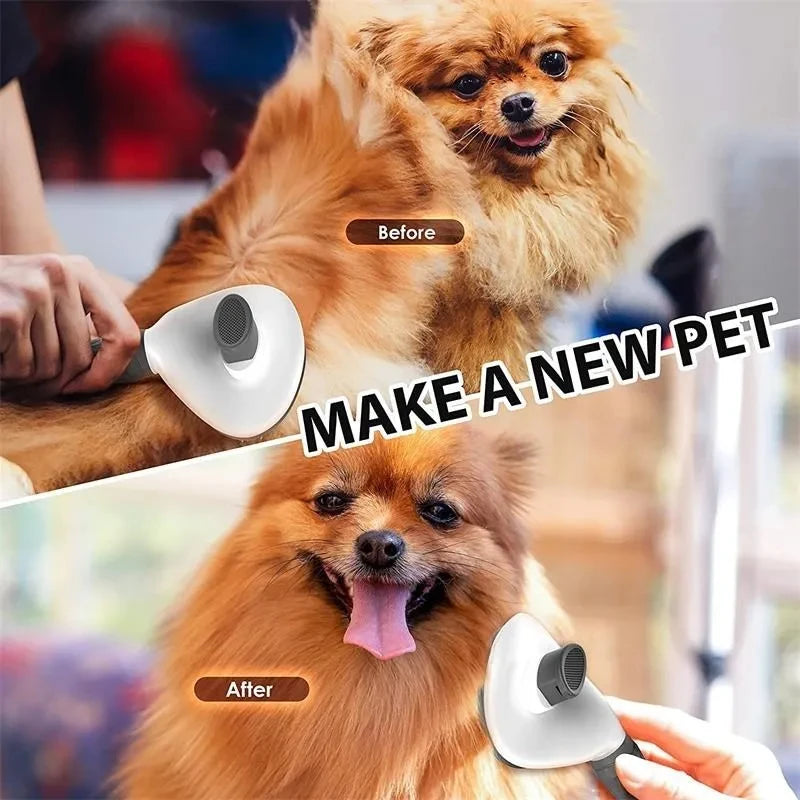 Samočistící kartáč pro psy a kočky
